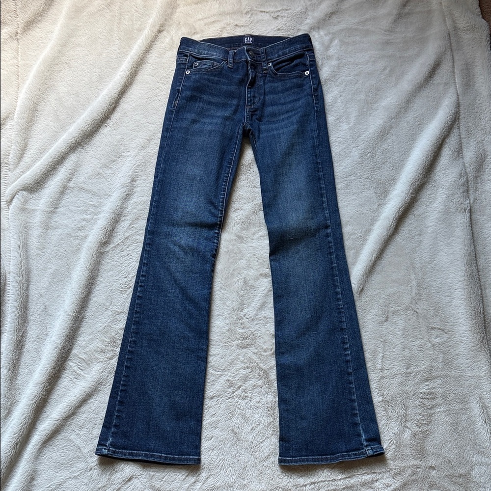 GAP Women's Perfect Boot Blue Jeans